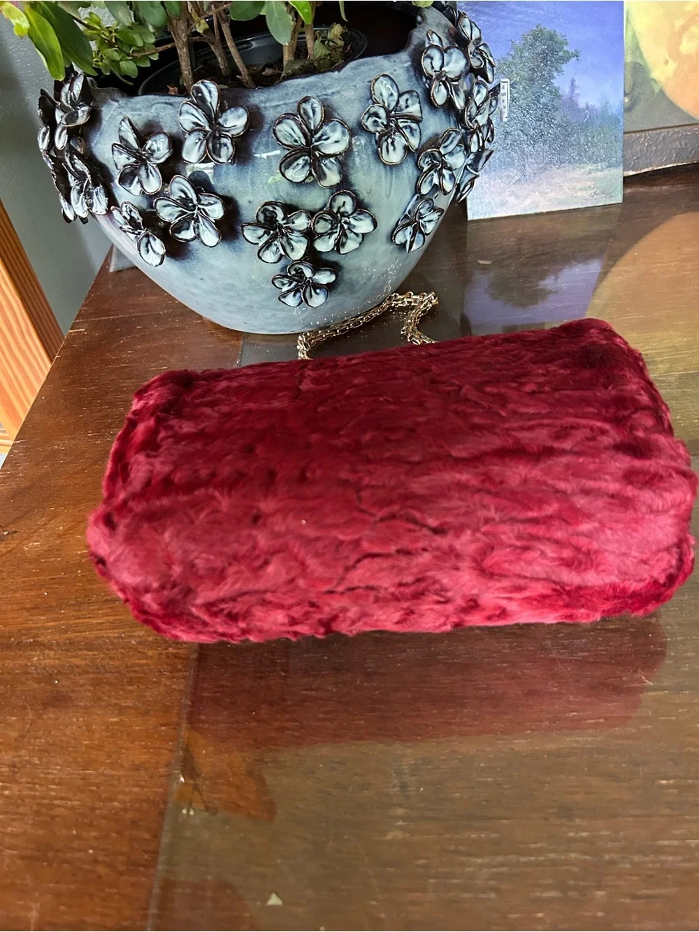 Rare Vintage Chanel Broadtail Mini Bag New